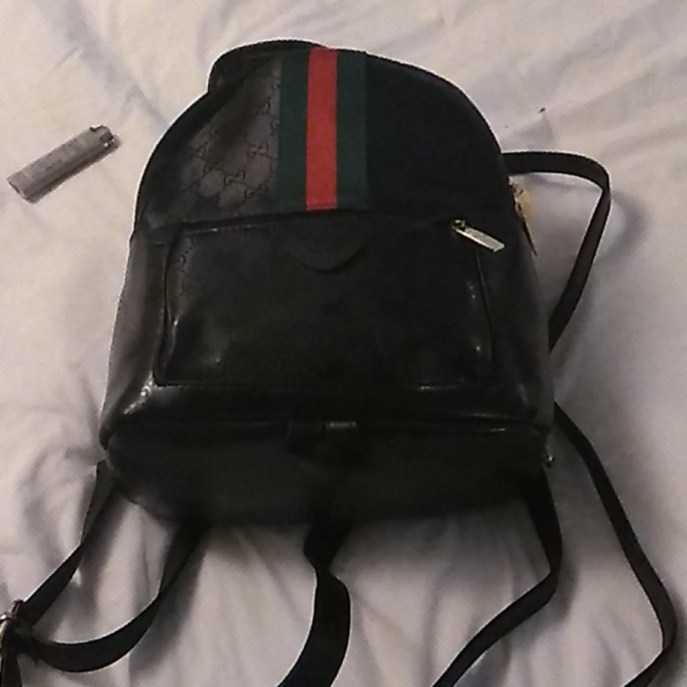 New without tags  Gucci black backpack